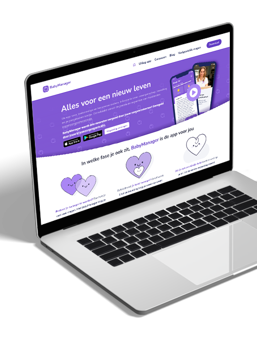 Nieuwe website voor uitleg en promotie app