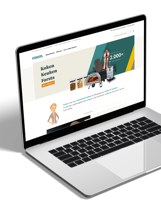 B2B Magento webshop voor Första