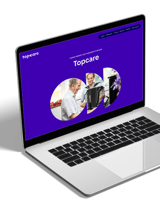 Nieuw website template vanuit nieuwe identiteit