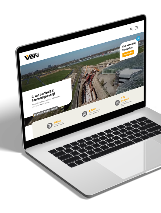 Nieuwe website bij vernieuwde identiteit
